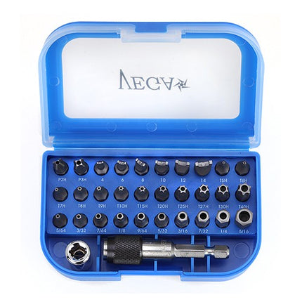 Vega 32PC Standard Driver Bit Set (Tamper)