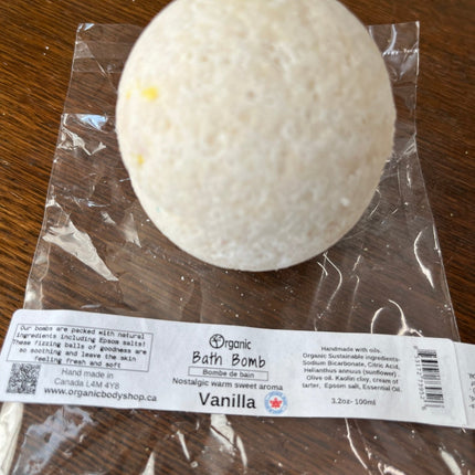 Vanilla Bath Bomb 100ml - Just Simcoe