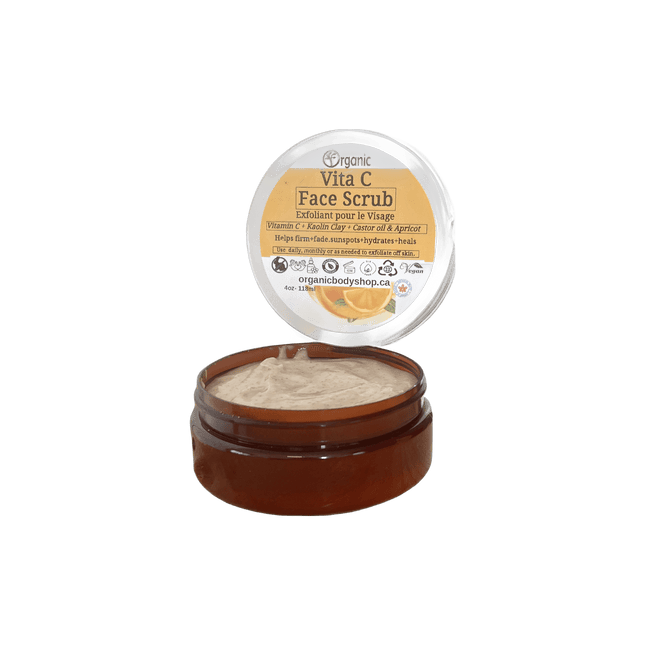 Vita C Face scrub.Hydrate,brighten,tone. - Just Simcoe