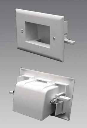 Recessed Cable Pass-through Wall Plate (5PCS) | Canada - TEXONIC AV Inc