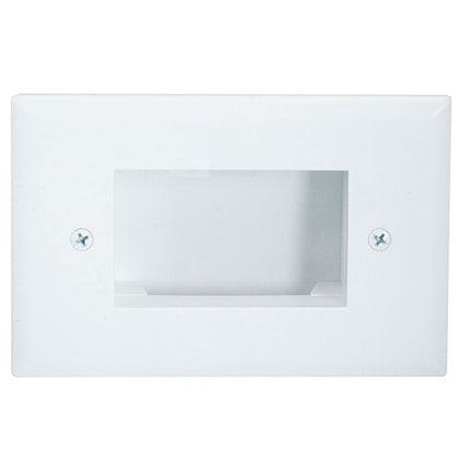 Recessed Cable Pass-through Wall Plate Slim (5PCS) - TEXONIC AV Inc