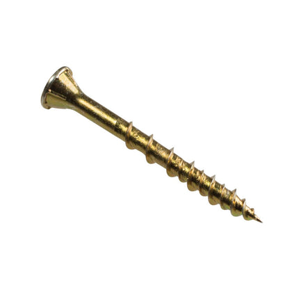 Strong-Drive WSV Subfloor Screw (Collated) — #9 x 1-3/4" T-25, Yellow-Zinc (Qty: 2000)