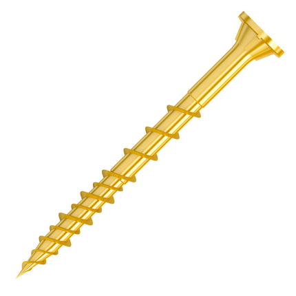 Strong-Drive WSV Subfloor Screw (Collated) — #9 x 2" T25, Yellow Zinc (Qty: 2000)