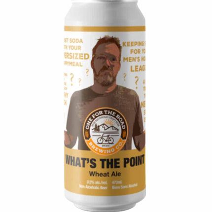 One For The Road Brewing Co. What's The Point Non - Alcoholic Wheat Ale - Just Simcoe