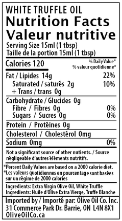 White Truffle Oil - JustSimcoe.ca