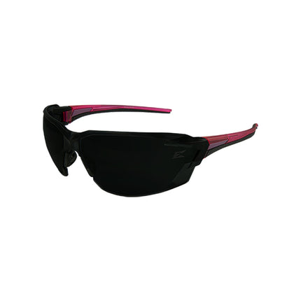 Edge Nevosa Black And Pink Frame Smoke Lens Safety Glasses