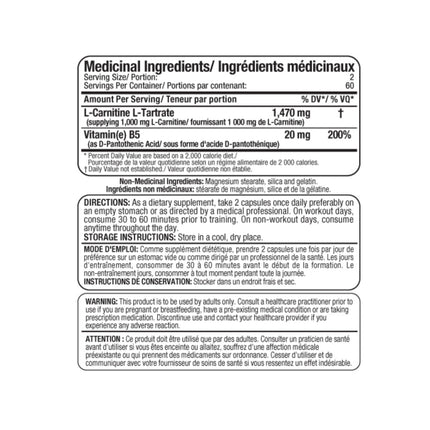 ALLMAX L - Carnitine 120 Caps - Just Simcoe