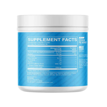 CBUM Essential Pre Workout - Just Simcoe