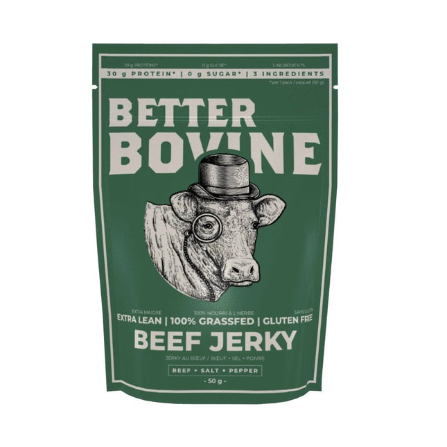 Better Bovine - Extra Lean Beef Jerky - Salt & Pepper - Just Simcoe