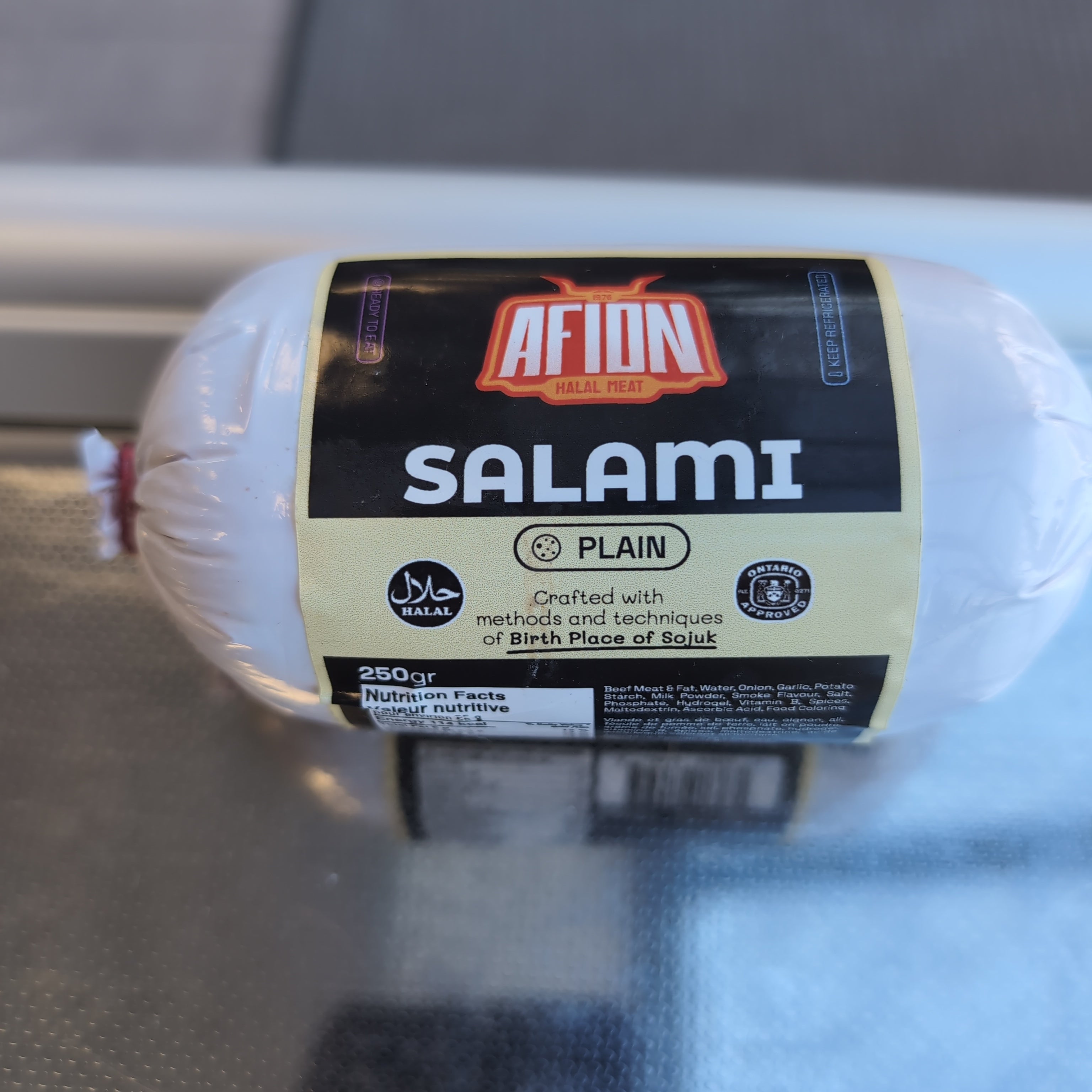 Afion Salami Plain Halal 250gr