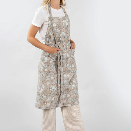 Block Print Apron - Just Simcoe