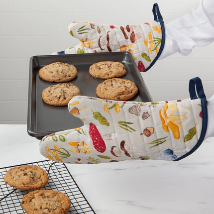 Field Mushroom Oven Mitts- Set of 2
