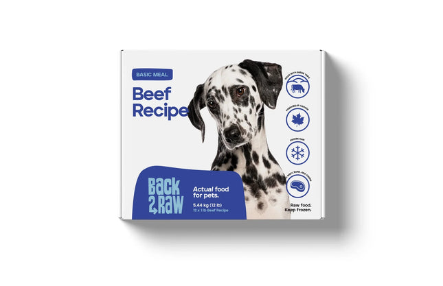 BACK2RAW BEEF BASIC 12LB