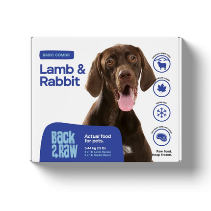 BACK2RAW LAMB/RABBIT BASIC 12LB