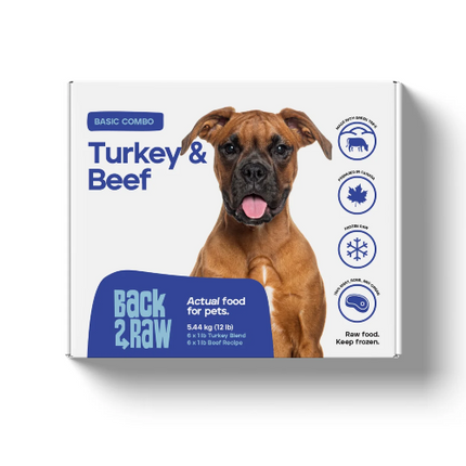 BACK2RAW TURK BL/BEEF BASIC 12LB