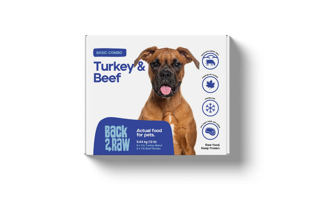 BACK2RAW TURK BL/BEEF BASIC 12LB