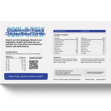 BACK2RAW CHIC TRIPE BL BASIC 12LB