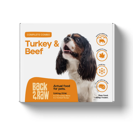 BACK2RAW TURK BL/BEEF COMP 12LB