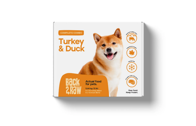 BACK2RAW TURK/DUCK BL COMP 12LB