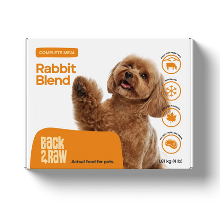 BACK2RAW RABB BLEND COMP 4X1LB