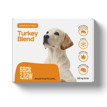 BACK2RAW TURK BLEND COMP 4X1LB