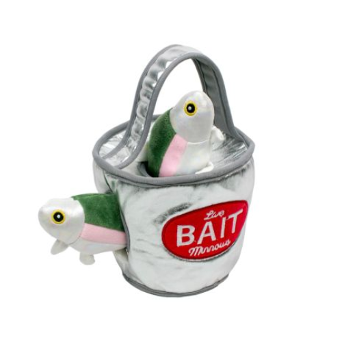 TTAILS PLUSH BAIT BUCKET W/MINNOWS 9"