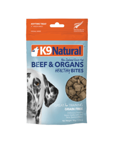 K9 NATURAL BEEF FD HEALTHY BITE 50G - Just Simcoe