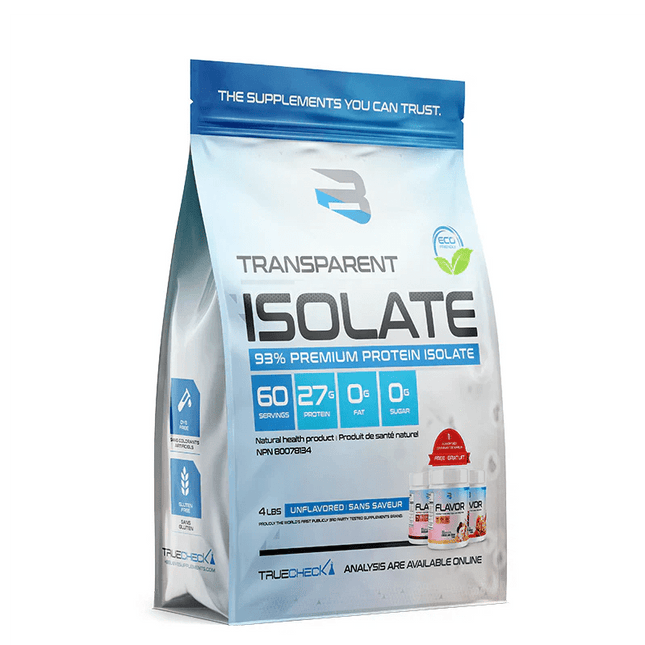 Believe Transparent Isolate 4LB Unflavored - Just Simcoe