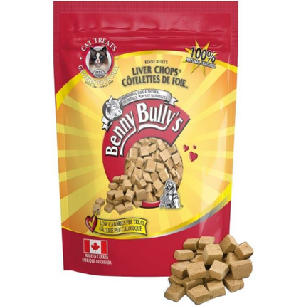 BENNY BULLYS LIVER CHOPS CAT TREAT 30G