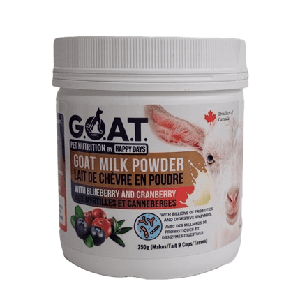 HAPPY DAYS GOAT MILK PWD BLU/CRN 250G - Just Simcoe