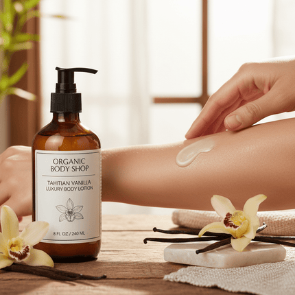 Tahitian Vanillia Lotion. Hints of floral spice. - Just Simcoe