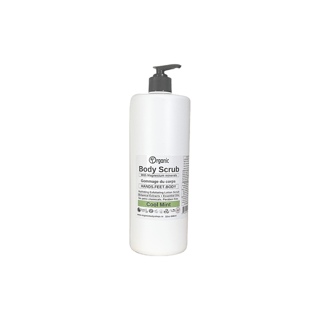 Body Scrub. Magnesium. Cool Mint. 32oz - Just Simcoe