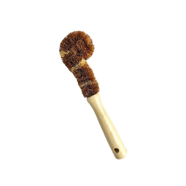 Natural Bamboo Coconut Glass Brush - Just Simcoe