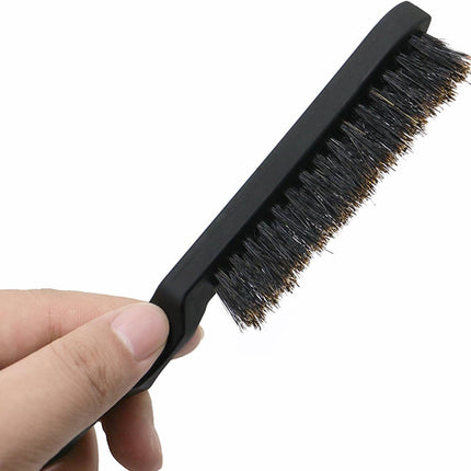 Hair brush. Natural bristol. finishing brush with tailcomb - Just Simcoe