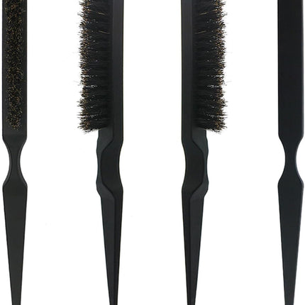 Hair brush. Natural bristol. finishing brush with tailcomb - Just Simcoe