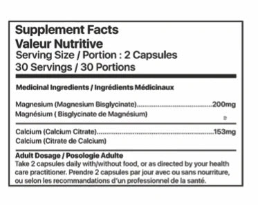 Raw Nutritional Magnesium Bisglycinate - 60 servings - Just Simcoe