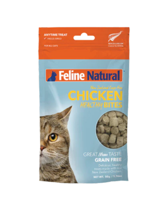 FELINE NATURAL CHICKEN FD TREATS 50G