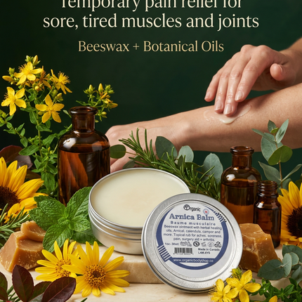 Arnica Muscle Balm | Beeswax & Herbal Oils | 30 mL / 1 oz