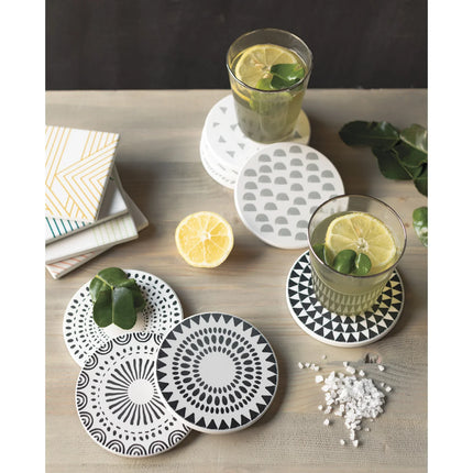 Orbit Soak Up Round Coaster- Set of 4