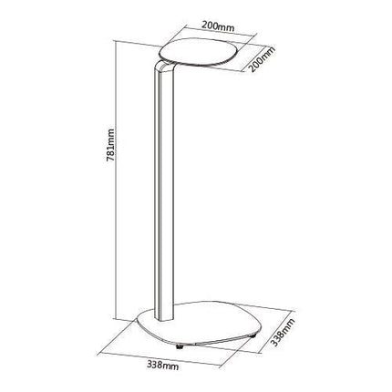 Speaker Stands | use for bookshelf centre surround sound | Pair - TEXONIC AV Inc