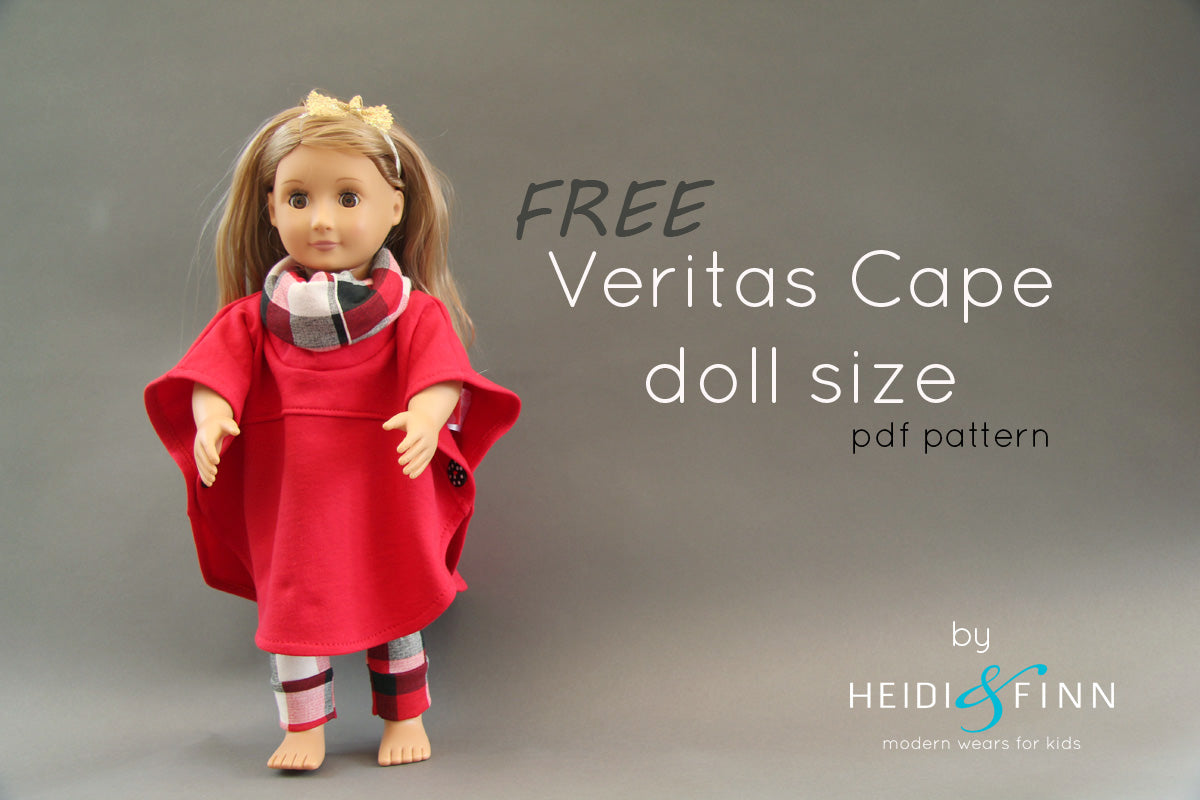 18" doll Veritas Cape - FREE