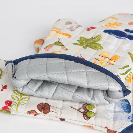 Field Mushroom Oven Mitts- Set of 2