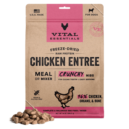 VE DOG FD CHICKEN NIBS 14OZ - Just Simcoe