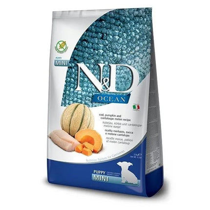 Farmina Natural & Delicious Ocean Canine Puppy Mini Dog Food Formula - Cod, Pumpkin and Cantaloupe Melon - JustSimcoe.ca