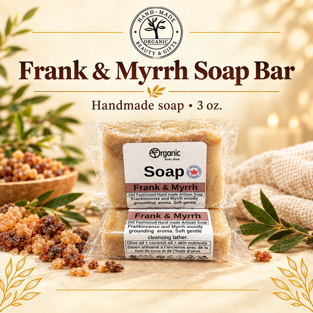Frank & Myrrh Soap Bar-Artisian-3oz