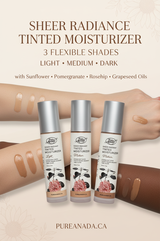 Pure Anada Sheer Radiance Tinted Moisturizer | 3 Shades