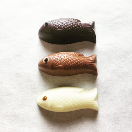 Box of 3 Solid Fish Chocolates