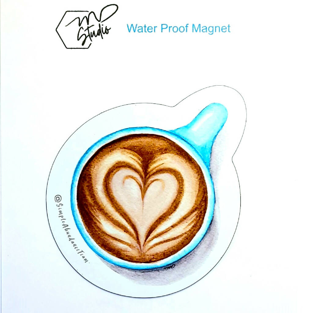 "Latte" Magnet Water Proof