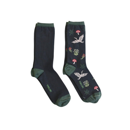 Pima Cotton Socks Patterned 2 Pack - Just Simcoe