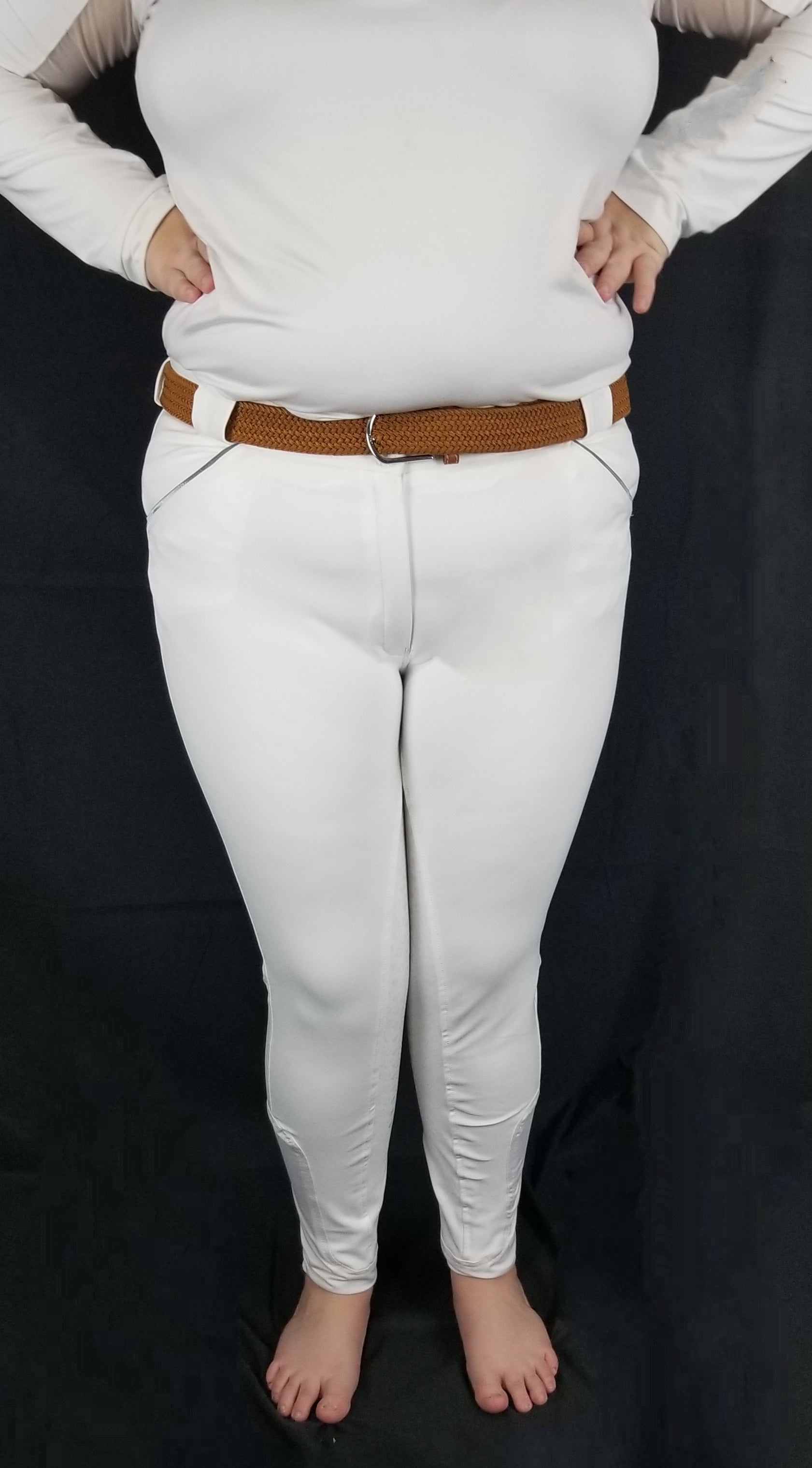 Ultimate High Waisted Breech - WHITE PROTOTYPE